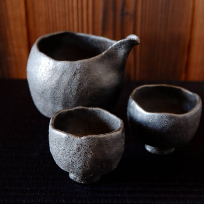 沖縄　陶芸家　酒器　片口