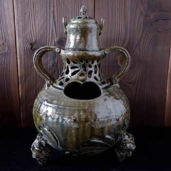 【SALE】織部丁子風炉１