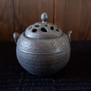 【SALE】耐熱ポット小 燻し金彩1
