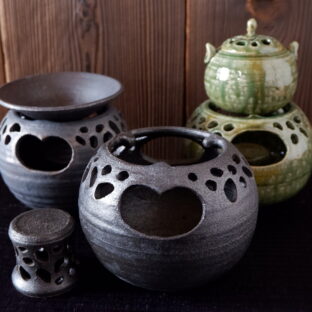 ミニ火鉢＆ウォーマー＆アロマポット三役