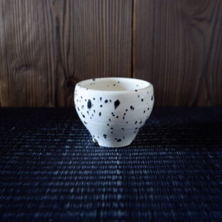 2.5号ダルメシアン鉢１　塊根植物　多肉植物　ビカクシダ　盆栽　植木鉢　鉢皿　沖縄