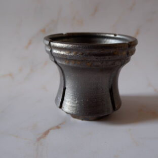 3.5号燻し金彩スリット鉢575 塊根植物 多肉植物 アガベ グラキリス パキプス 盆栽 植木鉢 作家鉢 鉢皿 沖縄