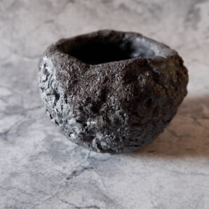 3号富士砂溶岩黒鉢640　塊根植物　多肉植物　アガベ　グラキリス　パキプス　盆栽　植木鉢　作家鉢　鉢皿　沖縄