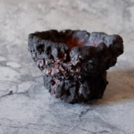 3.5号富士砂溶岩赤鉢752　塊根植物　多肉植物　アガベ　グラキリス　パキプス　盆栽　植木鉢　作家鉢　鉢皿　沖縄