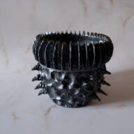 4.5号鉄砂黒ウツボカズラ鉢799　塊根植物　多肉植物　アガベ　グラキリス　パキプス　盆栽　植木鉢　作家鉢　鉢皿　沖縄