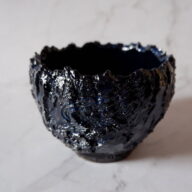 4号深海碧捻り裂紋鉢826　塊根植物　多肉植物　アガベ　グラキリス　パキプス　盆栽　植木鉢　作家鉢　鉢皿　沖縄