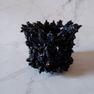 3.5号深海碧鬼鉢902　塊根植物　多肉植物　アガベ　グラキリス　パキプス　盆栽　植木鉢　作家鉢　鉢皿　沖縄