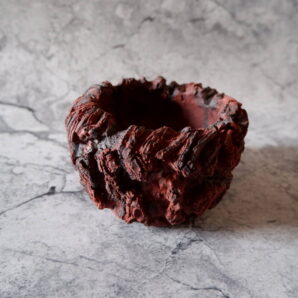 3号裂紋赤鉢934　塊根植物　多肉植物　アガベ　グラキリス　パキプス　盆栽　植木鉢　作家鉢　鉢皿　沖縄