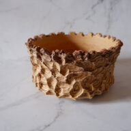 6号黄赤練り込み盆栽鉢996　塊根植物　多肉植物　アガベ　グラキリス　パキプス　盆栽　植木鉢　作家鉢　鉢皿　沖縄