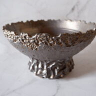 9号燻し金彩鉢070　塊根植物　多肉植物　アガベ　グラキリス　パキプス　万年青　盆栽　植木鉢　作家鉢