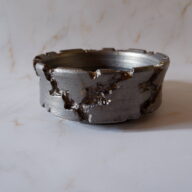 6号燻し金彩盆栽平鉢129　塊根植物　多肉植物　アガベ　万年青　盆栽　植木鉢　作家鉢