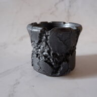 3.5号鉄砂黒鉢265　塊根植物　多肉植物　アガベ　盆栽　植木鉢　作家鉢