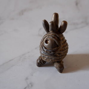 ミニ樹土鬼香立て3　塊根植物　多肉植物　アガベ　盆栽　植木鉢　作家鉢