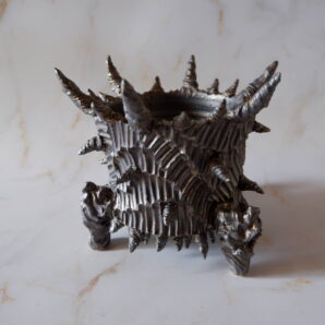 3.5号エイリアン鉢381　塊根植物　多肉植物　アガベ　盆栽　植木鉢　作家鉢　鉢皿　沖縄